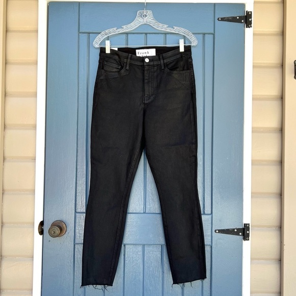 FRANK & EILEEN SLIGO SKINNY JEAN - JET BLACK Size 29 - Picture 2 of 10